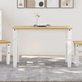   Corona fehér tömör fenyőfa ebédlőasztal 112 x 60 x 75 cm