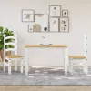 Corona fehér tömör fenyőfa ebédlőasztal 112 x 60 x 75 cm