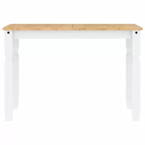 Corona fehér tömör fenyőfa ebédlőasztal 112 x 60 x 75 cm