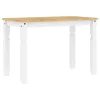 Corona fehér tömör fenyőfa ebédlőasztal 112 x 60 x 75 cm