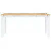 Corona fehér tömör fenyőfa ebédlőasztal 160 x 80 x 75 cm