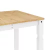 Corona fehér tömör fenyőfa ebédlőasztal 160 x 80 x 75 cm