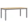 Corona szürke tömör fenyőfa ebédlőasztal 180 x 90 x 75 cm