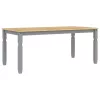 Corona szürke tömör fenyőfa ebédlőasztal 180 x 90 x 75 cm