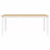 Corona fehér tömör fenyőfa ebédlőasztal 180 x 90 x 75 cm