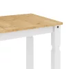 Corona fehér tömör fenyőfa ebédlőasztal 180 x 90 x 75 cm