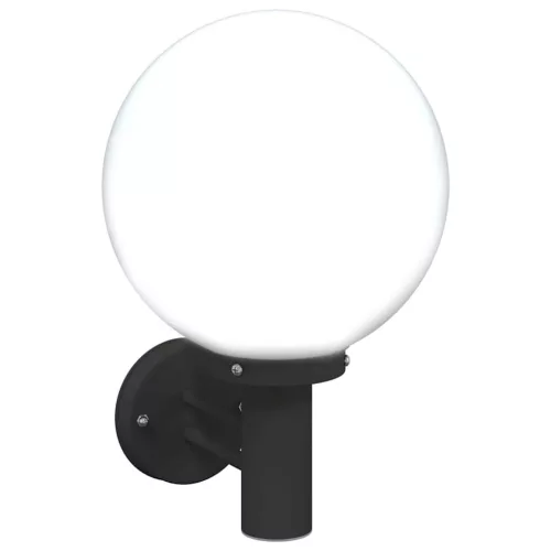 Kültéri Fali Lámpa Fekete 28 x 25 x 38 cm Rozsdamentes acél