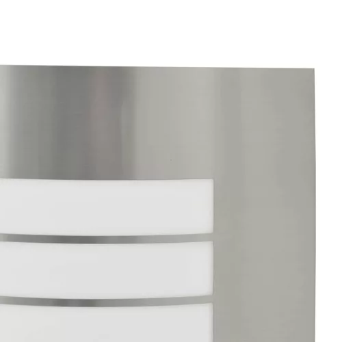 Kültéri Fali Lámpák 2 pcs Ezüst 23.5 x 10.5 x 26 cm