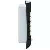Kültéri Fali Lámpák 2 pcs Fekete 23.5 x 10.5 x 26 cm