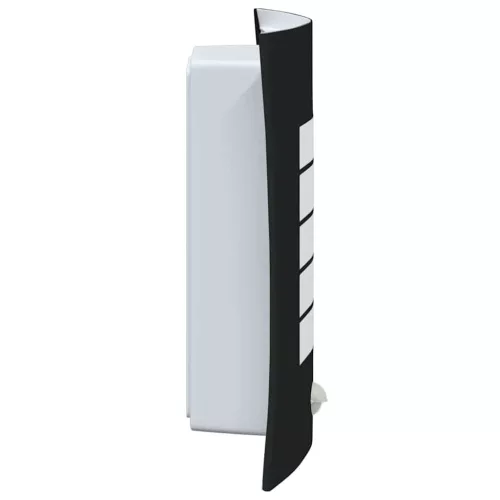 Kültéri Fali Lámpák 2 pcs Fekete 23.5 x 10.5 x 26 cm