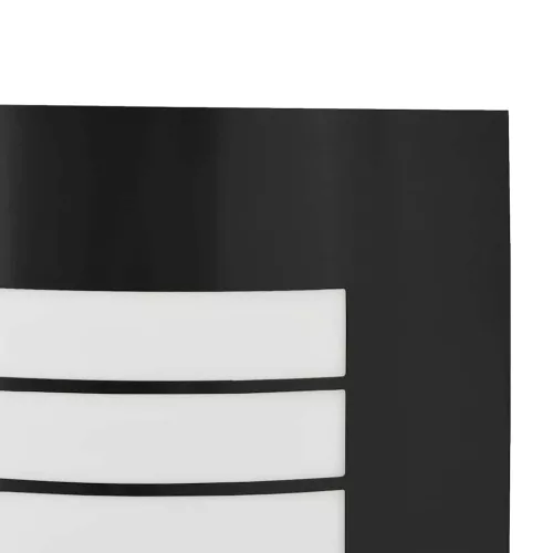 Kültéri Fali Lámpák 2 pcs Fekete 23.5 x 10.5 x 26 cm