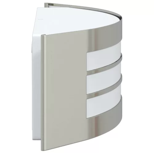 Kültéri Fali Lámpák 2 pcs Ezüst 32 x 10 x 10 cm