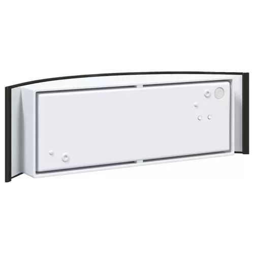 Kültéri Fali Lámpák 2 pcs Fekete 32 x 10 x 10 cm