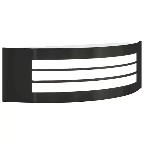 Kültéri Fali Lámpák 2 pcs Fekete 32 x 10 x 10 cm