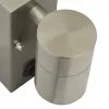 Kültéri Fali Lámpa Ezüst 6.5 x 10.5 x 16 cm Rozsdamentes acél