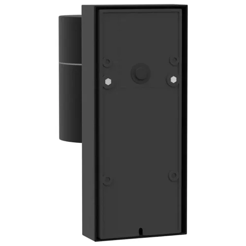 Kültéri Fali Lámpák 2 pcs Fekete 6.5 x 10.5 x 16 cm