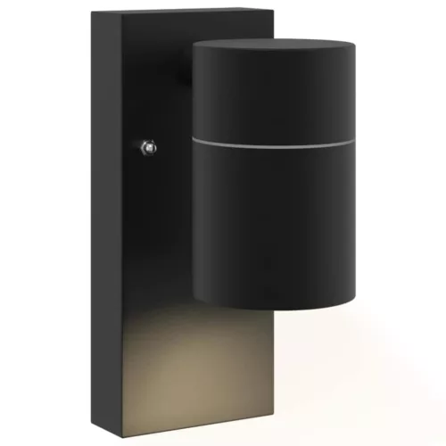 Kültéri Fali Lámpák 2 pcs Fekete 6.5 x 10.5 x 16 cm