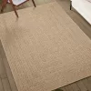 ZIZUR juta hatású beltéri és kültéri szőnyeg 120x120 cm