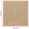 ZIZUR juta hatású beltéri és kültéri szőnyeg 200x200 cm