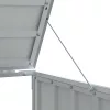 Antracit acél kerekes szemetes tároló 3 szemeteskukához 216 x 81 x 115cm