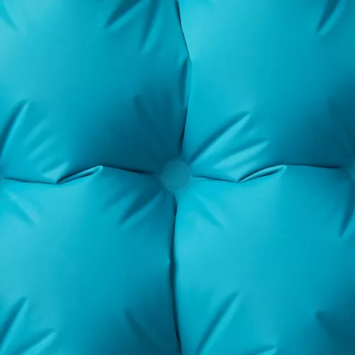 1 személyes kék önfelfújó kempingmatrac párnával