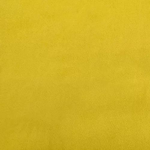 Sárga bársony lábzsámoly 77x55x31 cm