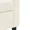 3 személyes krémszínű bársony kanapé 210 cm
