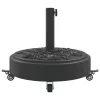 Görgős kerek napernyőtalp rúdhoz Ø38 / 48 mm 27 kg
