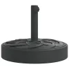 Kerek napernyőtalp rúdhoz Ø38 / 48 mm 25 kg