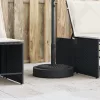 Kerek napernyőtalp rúdhoz Ø38 / 48 mm 25 kg
