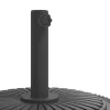 Kerek napernyőtalp rúdhoz Ø38 / 48 mm 25 kg