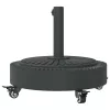 Görgős kerek napernyőtalp rúdhoz Ø38 / 48 mm 27 kg