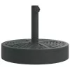 Kerek napernyőtalp rúdhoz Ø38 / 48 mm 25 kg