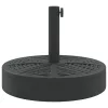 Kerek napernyőtalp rúdhoz Ø38 / 48 mm 25 kg