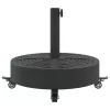 Görgős kerek napernyőtalp rúdhoz Ø38 / 48 mm 27 kg