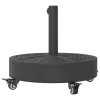 Görgős kerek napernyőtalp rúdhoz Ø38 / 48 mm 27 kg