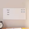 Fehér falra szerelhető edzett üveg mágnestábla 40 x 20 cm