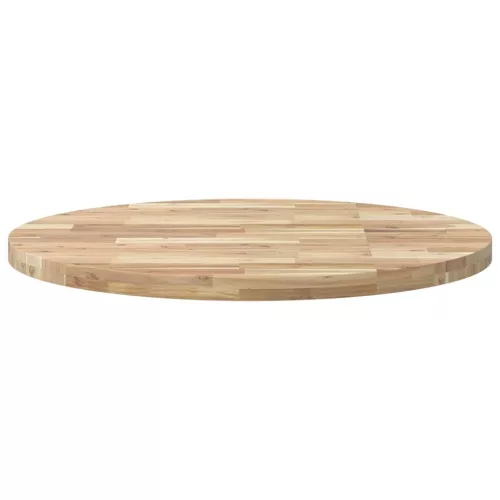Kerek tömör akácfa asztallap Ø90 x 4 cm