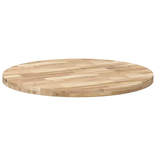 Kerek tömör akácfa asztallap Ø90 x 4 cm