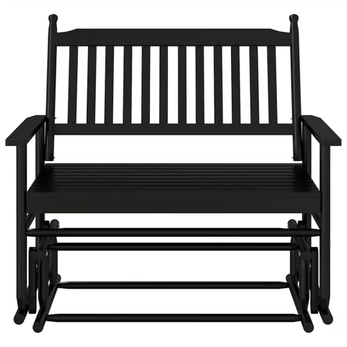 Fekete tömör nyárfa hintapad 118 x 70 x 104,5 cm