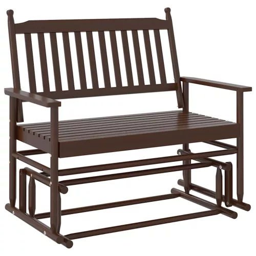 Barna tömör nyárfa hintapad 118 x 70 x 104,5 cm