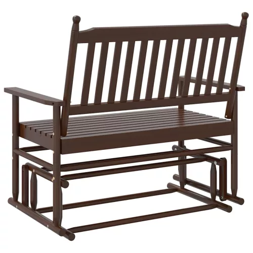 Barna tömör nyárfa hintapad 118 x 70 x 104,5 cm