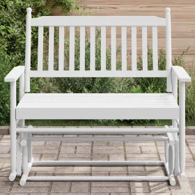 Fehér tömör nyárfa hintapad 118 x 70 x 104,5 cm