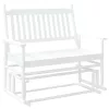 Fehér tömör nyárfa hintapad 118 x 70 x 104,5 cm