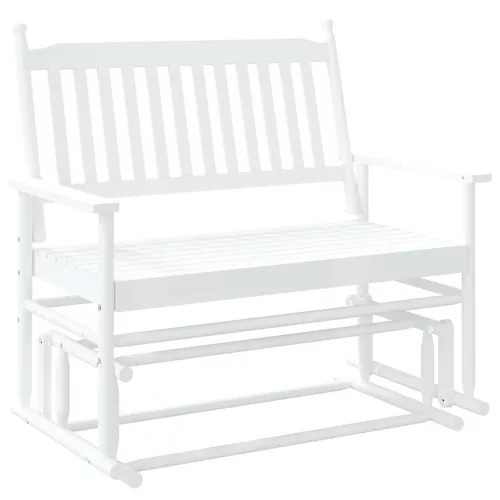 Fehér tömör nyárfa hintapad 118 x 70 x 104,5 cm
