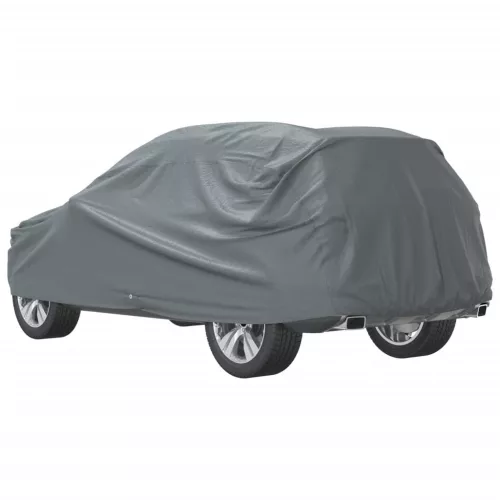 Szürke nem szőtt szövet teljes autóhuzat SUV-hoz L