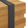 Dohányzóasztal 110x45x35 cm tömör fa teakfa