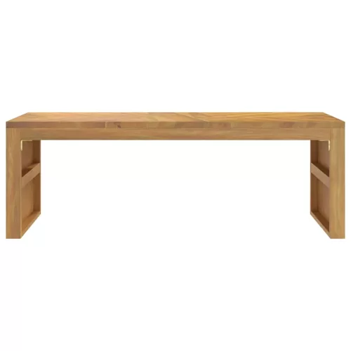 Tömör tíkfa dohányzóasztal 110x35x38 cm