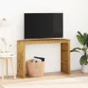 Konzolasztal 110x35x75 cm tömör fa teakfa