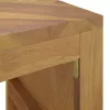 Konzolasztal 110x35x75 cm tömör fa teakfa